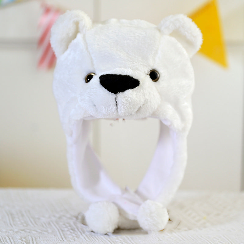Cartoon Animal Plush Earflap Hat