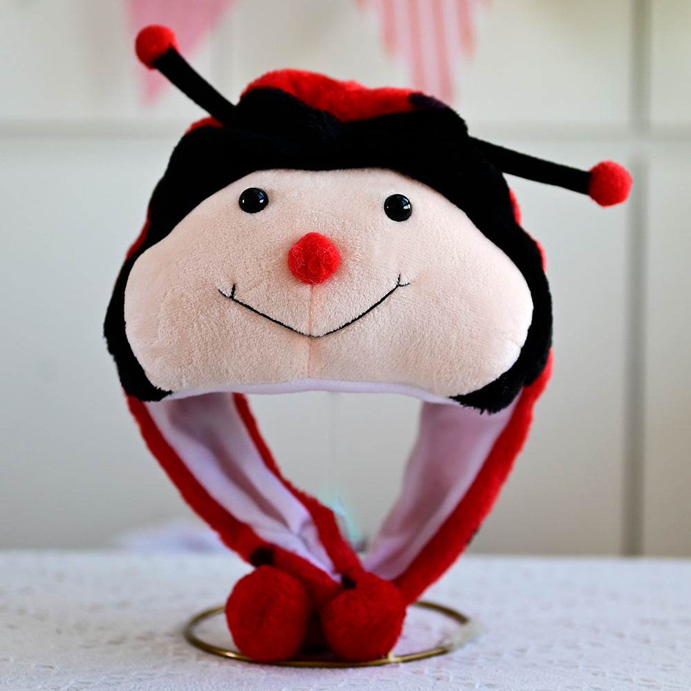 Cartoon Animal Plush Earflap Hat